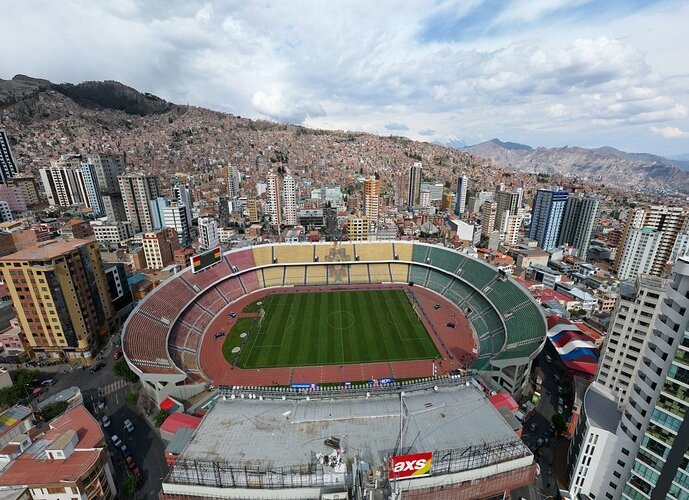 Estadio Hernando Siles, un stade en pleine ville